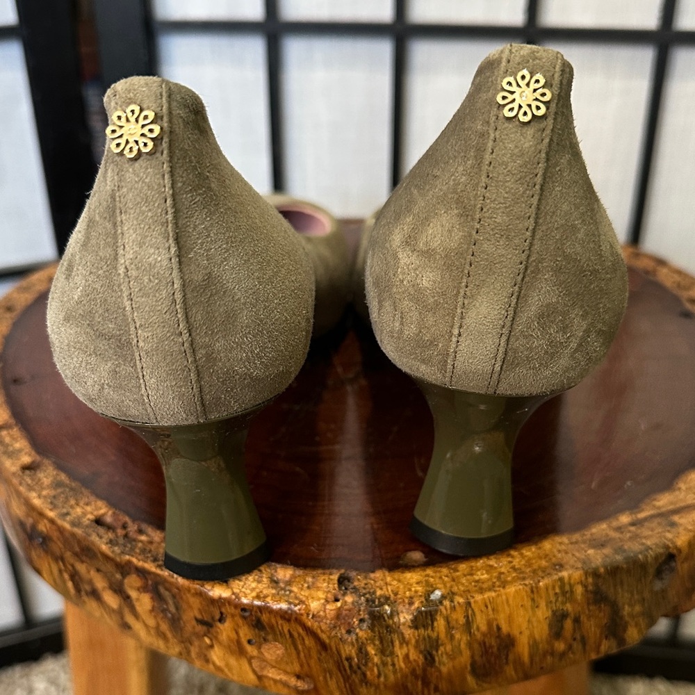 Naot Margo Olive Green Suede Heels NEW Comfort Size 39 NEW - Picture 11 of 13